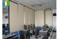 China 65mm Wooden Partition Wall Single Roller Max Panel Height 4000 mm supplier