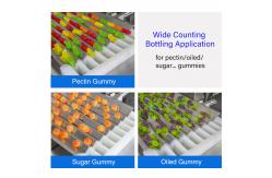 China Gummy Counting Machine Automatic Packing Filling Bottling Sugar Pectin Oiled Candy supplier