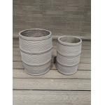 Modern Waterproof Large Fiber Clay Garden Planters Outdoor for sale