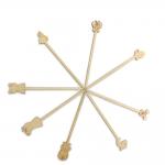 Disposable Bamboo Cocktail Picks Bamboo Skewers For Party 12cm for sale