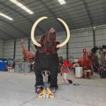 RoHS Realistic Animated Animals Life Size Realistic Mammoth Model