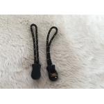 High Grade Rubber Silicone / PVC Reversible Metal Decorative Zipper Pulls