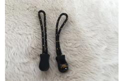 China High Grade Rubber Silicone / PVC Reversible Metal Decorative Zipper Pulls supplier