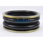 2H520217 Rubber Air Bads M10 Screw Thread Double Convoluted Air Spring With Flange Ring for sale