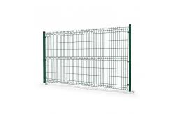 China 3D Curved Wire Mesh Fence Easily Assembled Garden Fence Panel With PVC Coating supplier