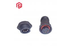 China 300VAC Waterproof Data Connector M25 Gold Plated Contact With Dustproof Cover supplier