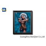 Knight Theme ODM 3D Lenticular Sheet Picture With PVC Frame 30 X 40 CM for sale
