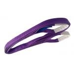 Purple Polyester Flat Webbing Sling Flat Web Lifting Slings ISO9000 for sale