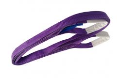 China Purple Polyester Flat Webbing Sling Flat Web Lifting Slings ISO9000 supplier
