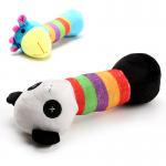 Colorful Plush Pet Toys Non Toxic Material 20 * 5CM For Teeth Exercising for sale