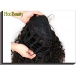 Machine Weft Lace Front Wig Virgin Hair Kinky Curly For Women 12 - 28 for sale