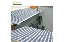 China WaterProof SunProof Retractable Roof Awning Steel Transparent External Conservatory Awnings supplier