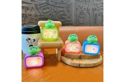 China Beaver Tower Custom NFC Keychain Night Light Keychain PVC And Alloy Cute supplier