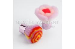 China Long Lasting Durable Face Kabuki Makeup Brush Flower Swirl Shape 45g supplier