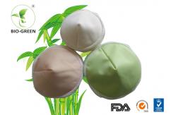 China Eco Friendly Bamboonies Nursing Pads With Round Flat Shape / Flower Shape supplier