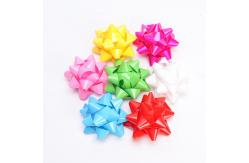 China Organza Pull Star Ribbon Bows 3 Inch Smooth Wide Christmas Ribbon supplier