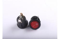 China 13A125V 10A250V Round Rocker Switch With Led Light , Waterproof 3 Way Rocker Switch supplier