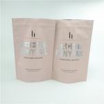 Smell Proof 32 oz Bath salt packaging resealable stand up pack bag with window 250g coffee body scrub bag   for sale