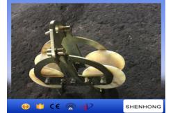 China 25KN Tandem Sheaves Conductor Stringing Blocks With Nylon Wheel supplier
