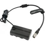 NP F550 Dummy Battery To Hirose 4 Pin Male Power Cable For Sony To Feelworld Monitor 7'' F7 Alvin'S Cables for sale