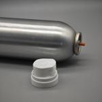 Shaving foam valve for travel-sized containers with leakproof sealing