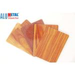 ACM Bond Wooden Aluminum Composite Panel 6mm Thickness for sale