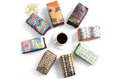 China CPP Resealable Coffee Packaging Bags With Valve Flat Bottom Stand Up Pouch supplier