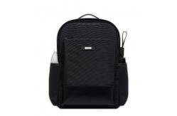 China 16 Inch Business Computer Backpacks With Water Resistant RPET PU Leather supplier