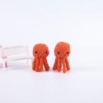 Hand Woven Octopus Dog Cotton Rope Toy 10X6.5cm For Gnawing for sale