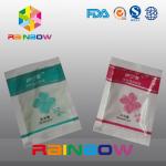 Plastic disposable shampoo packaging grip seal bags with tear notch for sale
