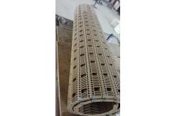 China                  Plastic Belt with Flights and Hooks/Modular Plastic Conveyor Belt              supplier