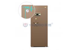 China Solid Steel Brown Jewelry Safe Biometric Fingerprint Lock H1500mm Luxury Watch Safes supplier