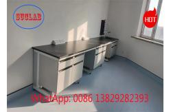 China Chemical Resistant Laminate Lab Workbench with  Cabinets for Enhanced Safety supplier