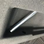 360 Degree Rotating Steel Stop Bar Trash Can Replacement For Plastic Trash Can for sale