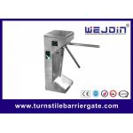 Indoor office Face Access Control Tripod Turnstile with Fingerprint reader face Tripod Turnstile gate for sale