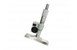China Digital Depth Micrometer 0-300mm with Interchangeable Rods for Wide Measurement supplier