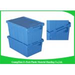 100% New Pp Plastic Attached Lid Containers Moving Storage Light Weight for sale