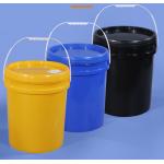 Lightweight Plastic Oil Bucket in Various Colors Eco Friendly with Lid for sale