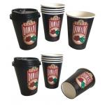 32oz 970ml Single Wall Paper Cup Customizable Logo Branded Disposable Coffee Cups for sale