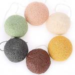 Round BSCI Natural Konjac Sponge Body Cleaning Exfoliating Puff Sponge for sale