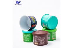 China Round Tobacco Packaging Flower Tin Can 50g Volume Child Resistant Tins supplier