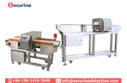 China Adjustable Sensitivity Food Processing Metal Detectors , Conveyor Metal Detector Equipment supplier
