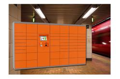 China Customized Public Digital Smart Rental Lockers Storage Luggage With RFID Cards supplier