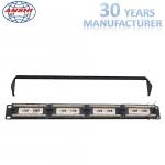 110 Idc Rack Mount Patch Panel 19 Inch Cat6 Unshield UTP With Cable Manager for sale