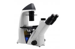 China Trinocular Transmit Light Inverted Optical Microscope WF10x/22mm Eyepiece supplier