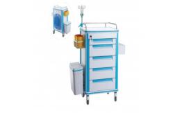 China Emergency Trolley for hospital patient with Defibrillator Board  750*480*920mm supplier