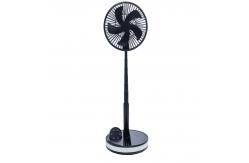 China HEBRONFAN Custom Printed Folding Pedestal Fan Plastic Material supplier