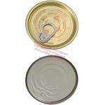 Rust Resistance Tin Metal Lid 99mm Diameter Golden EOE Lid For Food Cans for sale