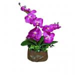 45cm Artificial Purple Flower For Hotel Home Office Decor for sale