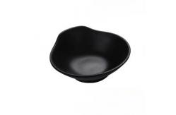 China Stain-Resistant Matte Black Melamine Salad Bowl with High Fade Resistance supplier
